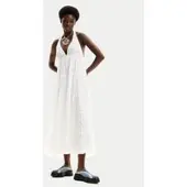 Desigual Sommerkleid Toronto 24SWVK46 Weiß Regular Fit