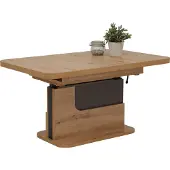 Die Möbelfundgrube Couchtisch Artisan Eiche - anthrazit 110 x 70 cm - HERBERT