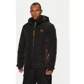 GUESS Skijacke M4PL3U WH0K0 Schwarz Regular Fit