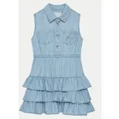 GUESS Jeanskleid K5RK19 D3X30 Blau Regular Fit