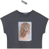 Mayoral T-Shirt 6021 Grau Relaxed Fit