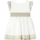 Mayoral Sommerkleid 1908 Écru Regular Fit