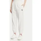 Calvin Klein Jeans Jogginghose Monologo LV047B235G Weiß Regular Fit
