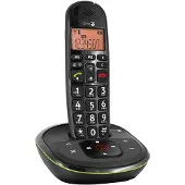 Doro Phone EASY 105WR Strahlungsarmes Schnurlostelefon mit Anrufbeantworter, Rufnummernanzeige, 10h Sprechzeit, 4 Tage Standby, Freisprechfunktion, DECT