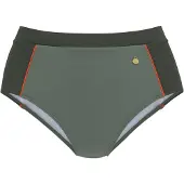 LASCANA Highwaist-Bikini-Hose 'Yuna' grün Gr. 38. Nachhaltig.