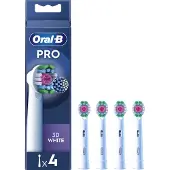 Oral-B Pro 3D Weiß e Zahnbü rstenkö pfe 4 Stü ck