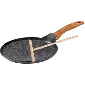 Stoneline Back to Nature Crepe Pfanne 25 cm | Holzoptik
