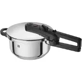 Zwilling EcoQuick II Schnellkochtopf/Dampfdrucktopf – Durchmesser 22 cm – 4 Liter – Für alle Herdarten, einschließlich Induktion – 18/10 Edelstahl