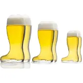 Stölzle Bierglas "Biergläser Stiefel 6er Set transparent" spülmaschinenfest, wunderbar alltagstauglich, sehr bruchsicher