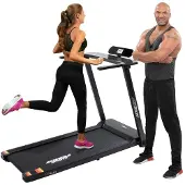 Miweba Profi Laufband HT500 | Elektrisch - Klappbar - Tablethalterung - Training Zuhause - LCD-Display - Extra breite Lauffläche (Schwarz)