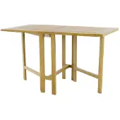 VCM Klapptisch | Maße ca. 135x65x75 cm | Balkontisch | Gartentisch | hochwertig Teak Holz