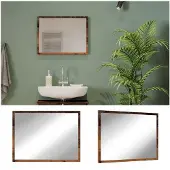 Vicco Badezimmerspiegel Kiko Eiche rustikal 45 x 60 cm, Model 40082