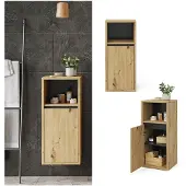 Vicco Midischrank Viola Artisan-Eiche 38 x 80 cm, Model 39540