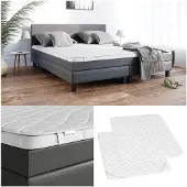 VitaliSpa Matratzenschoner Weiß 160 x 200 cm Versteppung, Model 28880