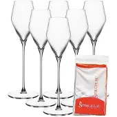 Spiegelau Aperitifglas "Digestifgläser + Poliertuch Definition 130 ml 6er Set transparent"