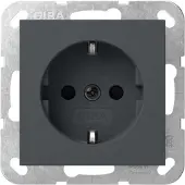 Gira SCHUKO-Steckd. SP o.Kr. SRK System 55 Anthrazit 438328