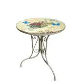 HTI Metalltisch Flowers and Plants