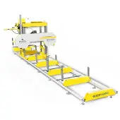 BAMATO Blockbandsäge BBSW-660PRO mit 5,9m Rollbahn und elektrischer Höhenverstel...