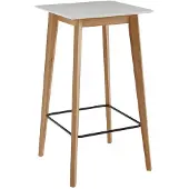 KADIMA DESIGN BARTISCH – Skandinavisch, Eichenbeine, quadratisch, 50 kg Belastbarkeit