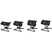 KADIMA DESIGN Ergonomische Fußauflage: Netzbezug, höhen-/neigungsverstellbar, Nylon-Polyamid, montiert geliefert. 43x33x46 cm |