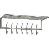 KADIMA DESIGN Wandgarderobe mit vielseitigen Aufbewahrungsmöglichkeiten, Polierter Stahl. 75x30x29 cm |