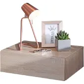 KADIMA DESIGN Nachttisch Komfort | Folierte Platte, Kratzfest, Wasserresistent in Beige | Gr.: onesize