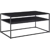 KADIMA DESIGN Couchtisch "Modern Edge", Robuster Industrial-Stil Wohnzimmertisch mit Stauraum. 100x60x45 cm |