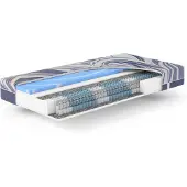 Hn8 Schlafsysteme 7-Zonen Taschenfederkernmatratze mit int. Gelschaum-Topper Ocean Clean TFK / 120x200 / H3