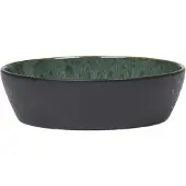 Bitz Suppenschüssel Ø 18 cm Steingut Schwarz/Grün
