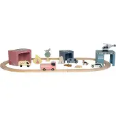 Jabadabado Zugset Rettungsfahrzeuge Silber Silber One Size
