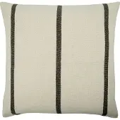 House Doctor HDNula Kissenbezug, creme/braun, 50 x 50 cm - , Beige, Stoff / Textil