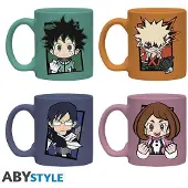 Abystyle My hero Academia GiftSet Tazze 4PZ: Chibi