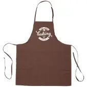 Städter Backschürze 68x80cm braun