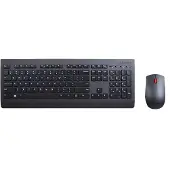 Lenovo 4X30H56806, Volle Größe (100%), Kabellos, RF Wireless, AZERTY, Schwarz, Maus enthalten