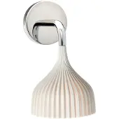 Kartell E' Wandleuchte Weiß - , É, Weiß, für Wohnzimmer, Kunststoff, Design