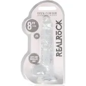Realrock - realistischer Dildo, transparent (19cm)