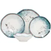 Hermia Concept , GBSNES24Y4R1341, Essservices, Tafelservice (24 Teile), Mehrfarbig, Porzellan, 25 x 25 x 2 cm