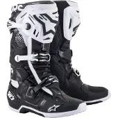 Alpinestars Tech 10 Stiefel Schwarz Weiß Größe US 10