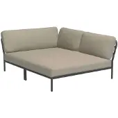 Houe LEVEL Cozy Ecke Kissen rechts Aluminiumgestell