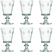 La Rochère France Rotweinglas "Rotweingläser Biene Abeille 350 ml 6er Set transparent"