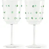 Pols Potten Weinglas Nob Green (2er-Set)