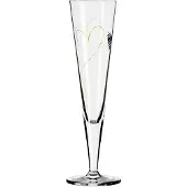 Ritzenhoff Champagnerglas Goldnacht #35 von Christine Kordes H23 - weiß|schwarz|gold