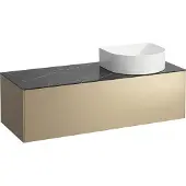 Laufen SONAR Schubladenelement, 1 Schublade, passend zu Waschtisch-Schalen 812340, 812341, 812342, 812343, Ausschnitt rechts für den Waschtisch, H4054230341401