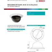 Bosch Security Systems AUTODOME 5000 HD INCEIL