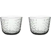 Marimekko - Syksy Glas, 200 ml, misty grey (2er-Set)