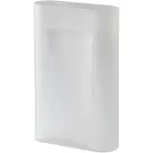 Muuto Vase Ridge White Frosted Glass 48,5 cm