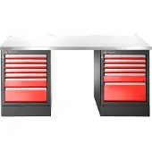 Facom JLS3 Werkbank rostfrei 13Schub hoch