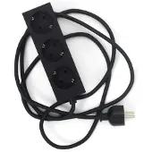Pedestal - Power Bar, 2 Meter, charcoal