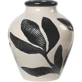 Broste Copenhagen Herbert Vase black/rainy day grey 30cm