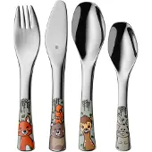 WMF Kinderbesteck "Waldfreunde", (Set, 4 tlg.), ab 3 Jahren, hygienisch, säurefest